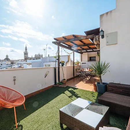 Homeyseville-amazing Penthouse Giralda Views 8 Pax, Parking Optional Appartement *